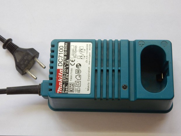 Makita DC7100 Akkumultor tlt 7.2V akksitlt charger NICd NiMh