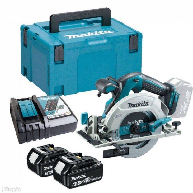 Makita DHS680RTJ Akkus krfrsz (18V/2x5.0Ah) Makpac kofferben