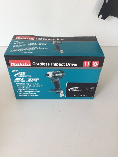 Makita DTD172Z tvecsavarbehajt gptest 1/4 18V Lxt BL Xpt (akku-tlt