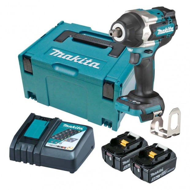 Makita DTW701RTJ Akkus tvecsavaroz (18V/2x5.0Ah) Makpac kofferben