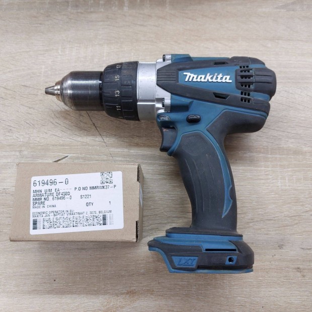 Makita Dhp458Z akkus tvefr-csavaroz 18 V | 58 Nm/91 Nm