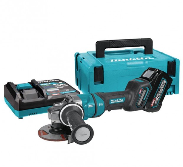 Makita GA050GT101 Akkus sarokcsiszol 40V Max Xgt/1x5.0Ah/125mm Makpac