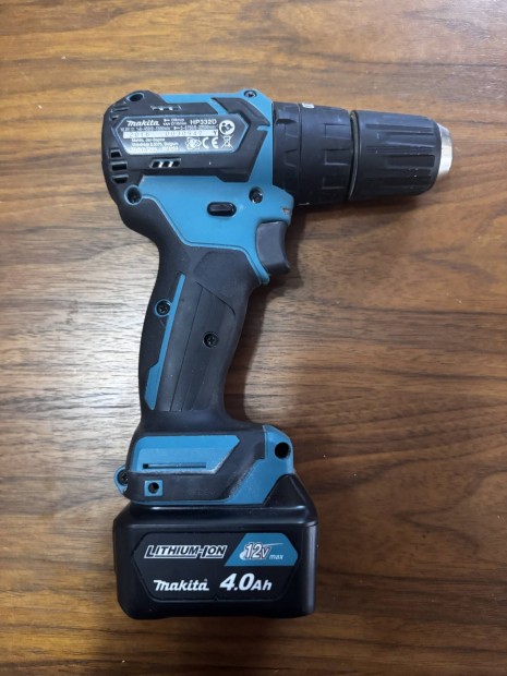 Makita HP332DZ tvefr-csavarbehajt + akku + akkutlt