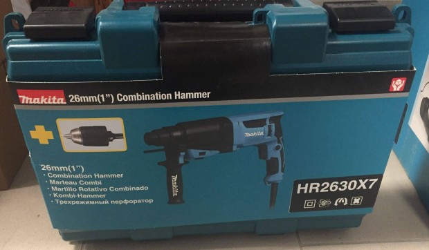 Makita HR2630X7 Fr-vskalapcs kofferben 800W 2,4J + Gyorstokmny a