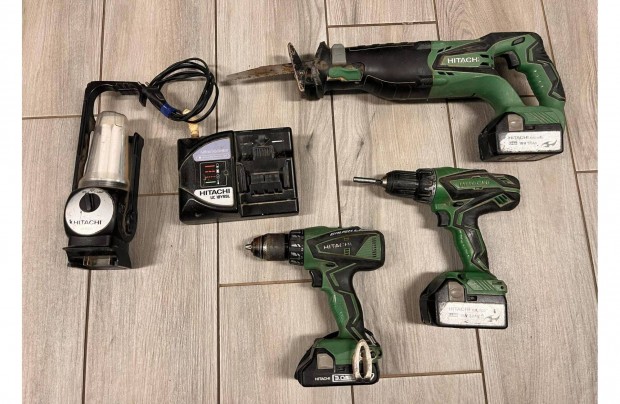 Makita Hitachi 18V Akkus Orrfrsz Lmpa 2db Fr csavaroz szett