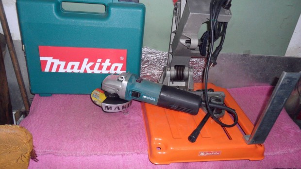 Makita nagy 125/230 mm j eredeti sarokcsiszol flex kszr llvny