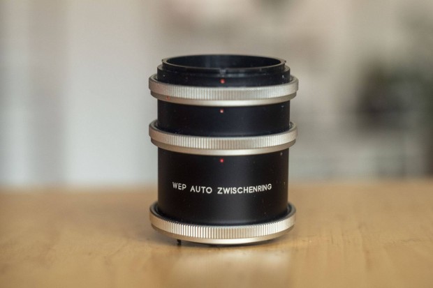 Makro közgyűrűsor Canon FD csatlakozás. Foxpost az árban