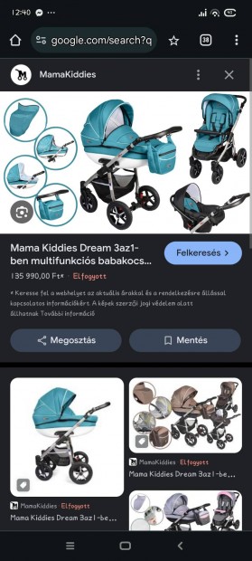 Mama Kiddies Dream 3in1 - az igazi terepjr babakocsi 