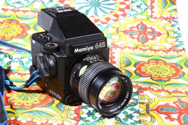 Mamiya 645 super filmes fényképezőgép + 3.5 150mm objektív