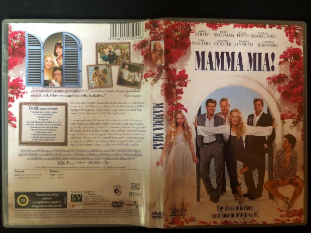 Mamma Mia DVD (dszdobozos, Pierce Brosnan, Meryl Streep)