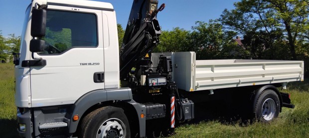 Man 18 250 4X2 tgm darus billencs hiab 144 daru billenős