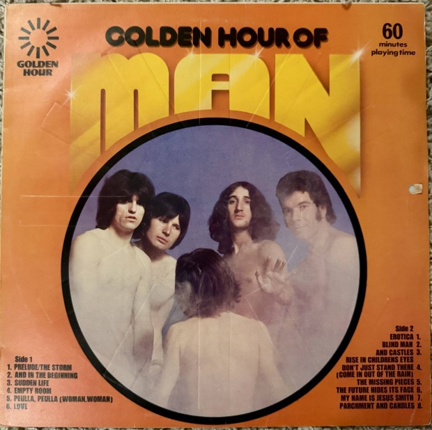 Man Golden Hour Of Man prog rock vinyl bakelit lemez