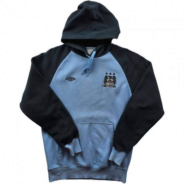 Manchester City 2012-13 Umbro kapucnis fels M-es