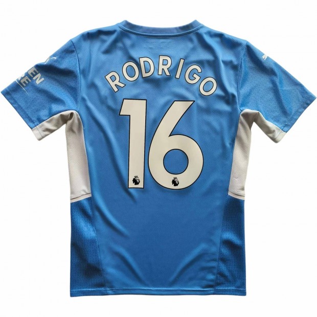 Manchester City 2021-22 Puma hazai Rodrigo foci mez S-es