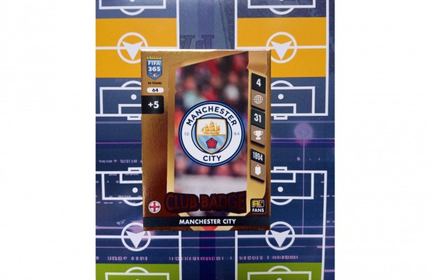 Manchester City Club Badge, Cmer Fifa 365 2025 focis krtya