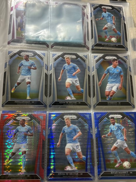 Manchester City Panini Prizm focis krtyk