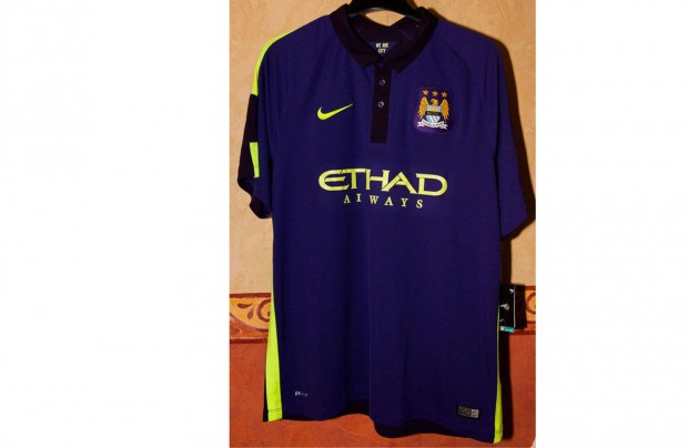 Manchester City eredeti Nike lila focimez (j, cmks) XL