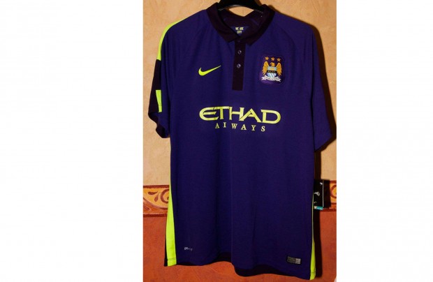 Manchester City eredeti Nike lila focimez (j, cmks) XL