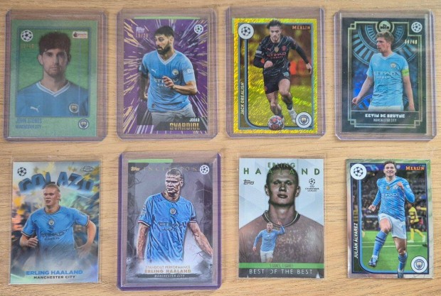 Manchester City pack Topps De Bruyne, Grealish, Haaland, .+