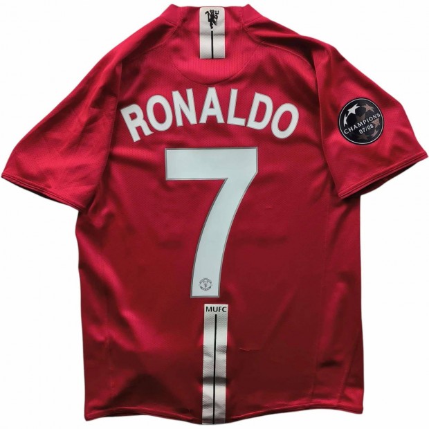 Manchester United 2008-09 hazai Cristiano Ronaldo BL foci mez S-es