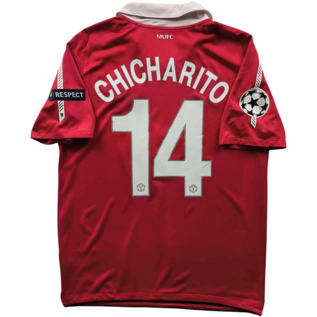 Manchester United 2010-11 Nike hazai Chicarito BL foci mez M-es