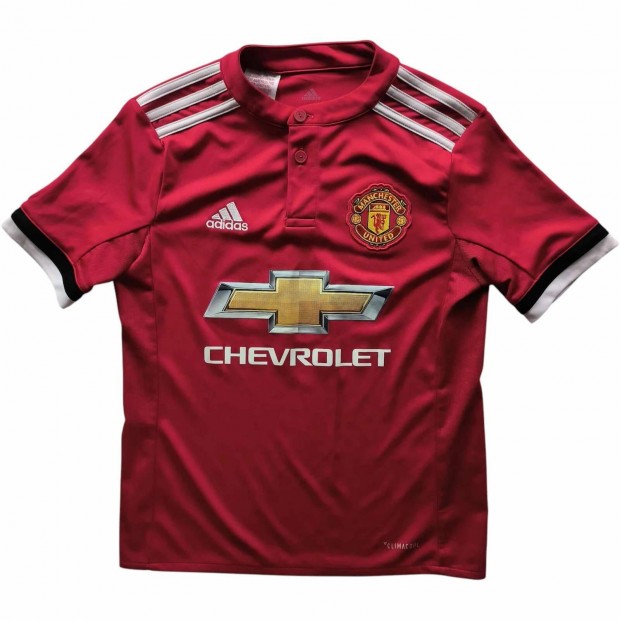 Manchester United 2017-18 Adidas hazai foci mez gyerek S-es