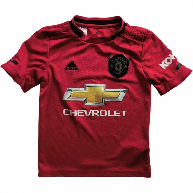 Manchester United 2019-20 Adidas hazai foci mez gyerek XS-es