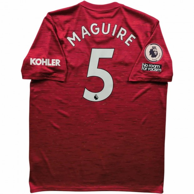 Manchester United 2020-21 Adidas hazai Harry Maguire foci mez XL-es