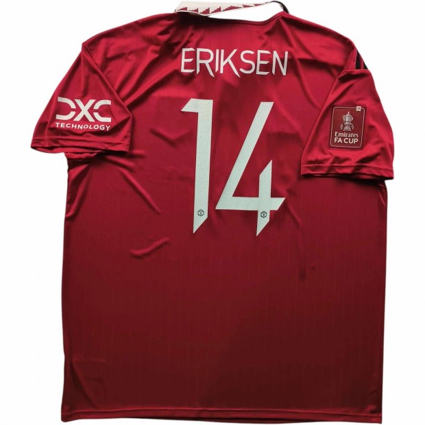 Manchester United 2022-23 Adidas hazai Eriksen *j* foci mez XXL-es