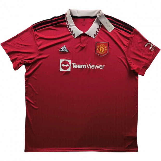 Manchester United 2022-23 Adidas hazai *j* foci mez 3XL-es