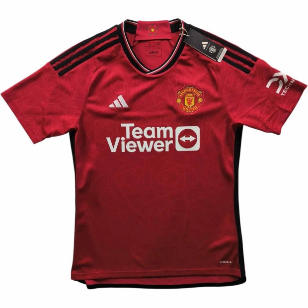 Manchester United 2023-24 Adidas hazai *j* foci mez M-es