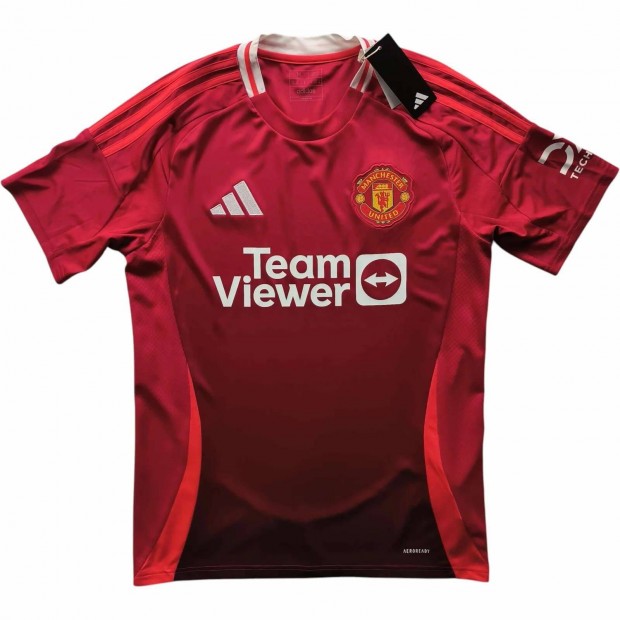 Manchester United 2024-25 Adidas hazai Sample *j* foci mez M-es