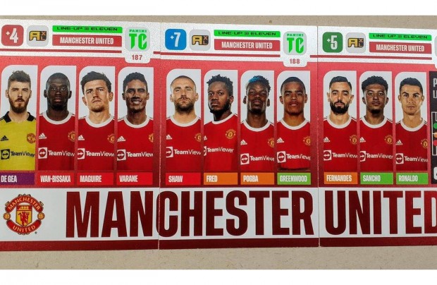 Manchester United Line Up Eleven hrom focis krtya Top Class 2022