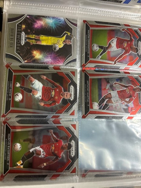 Manchester United Panini Prizm focis krtyk