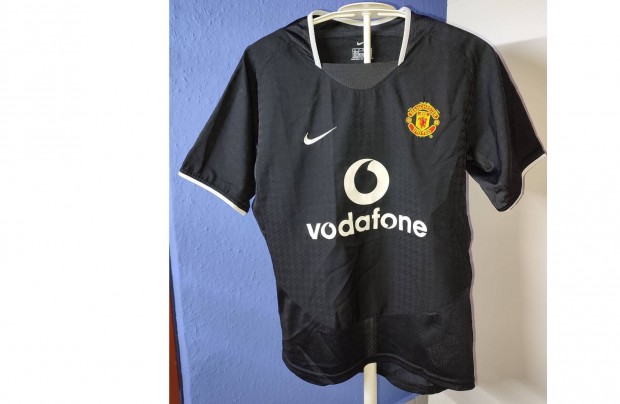 Manchester United eredeti Nike 2003-as fekete gyerek mez (128-140)