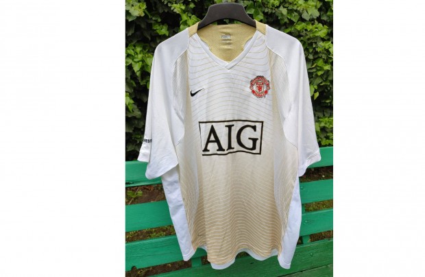 Manchester United eredeti Nike 2006-os fehr arany mez (XL)