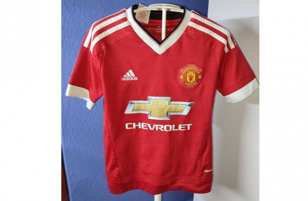 Manchester United eredeti adidas 15-16-os piros gyerek mez (140)