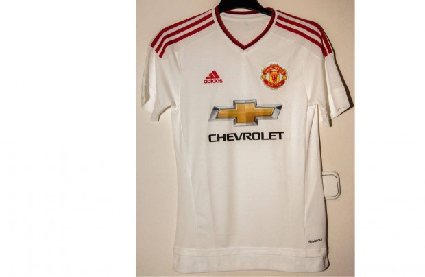 Manchester United eredeti adidas 2015-16-os fehr mez (XS)