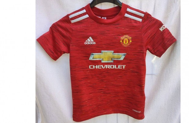 Manchester United eredeti adidas 2020-21-es piros gyerek mez (110)