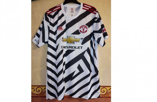 Manchester United eredeti adidas 2020-21 fekete fehr mez (XL)