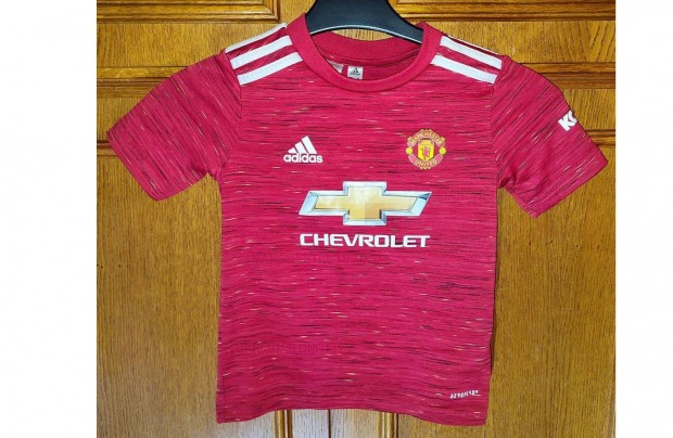 Manchester United eredeti adidas 2020-21 piros gyerek mez (116)