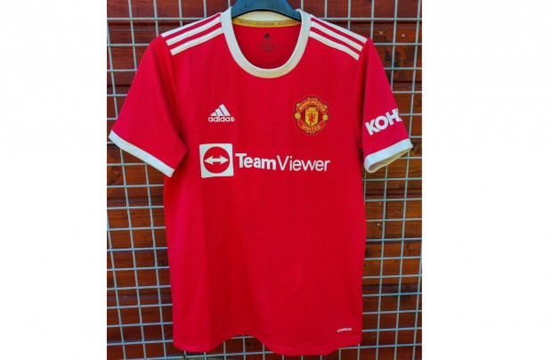 Manchester United eredeti adidas 2021-22-es piros mez (M, L)