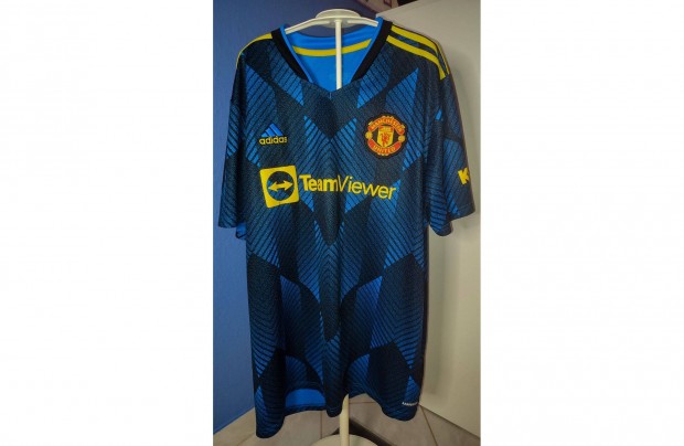 Manchester United eredeti adidas 2021-22 kk fekete mez (XL)