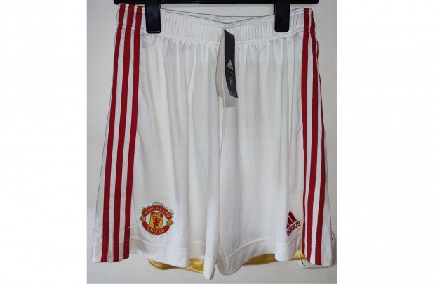 Manchester United eredeti adidas fehr piros arany rvid nadrg (M)