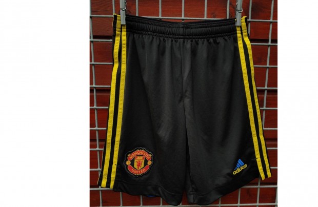 Manchester United eredeti adidas fekete gyerek rvid nadrg (M,152)
