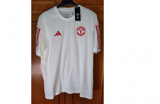 Manchester United fehér zöld piros eredeti adidas póló I