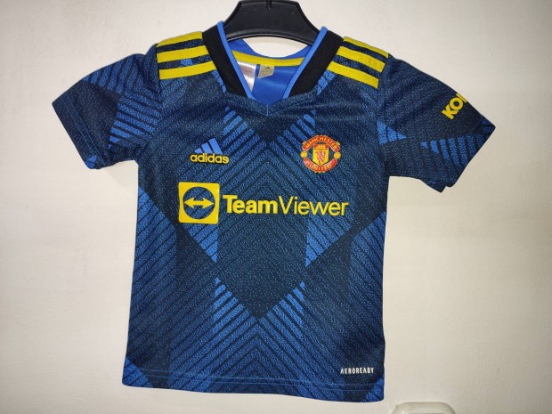 Manchester United fekete kék eredeti adidas 2021-es mez (98)