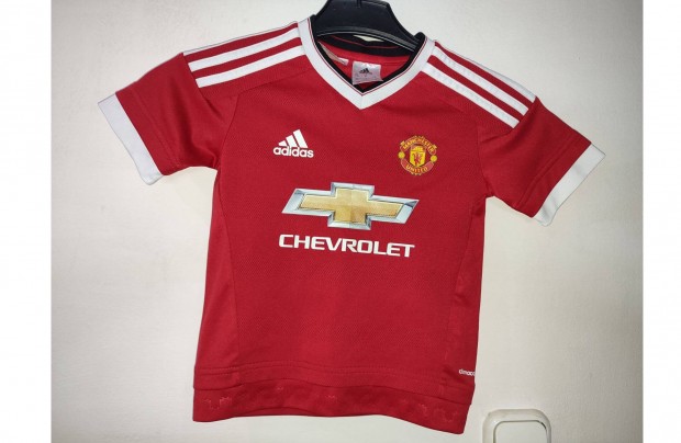 Manchester United piros eredeti adidas 2015 gyerek mez (110)