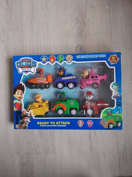 Mancs rjrat Paw Patrol 6 rszes jtkfigura szett - j!