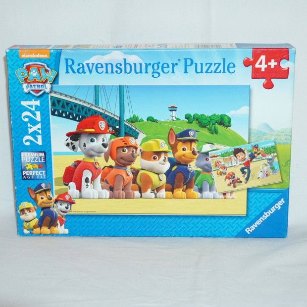 Mancs rjrat puzzle 2x24 db-os Ravensburger Paw Patrol puzzle